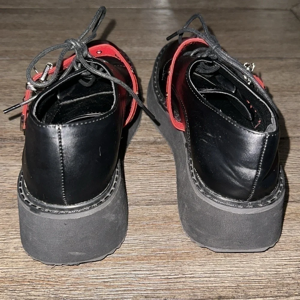 Koi Footwear Platform Lace Up Shoes